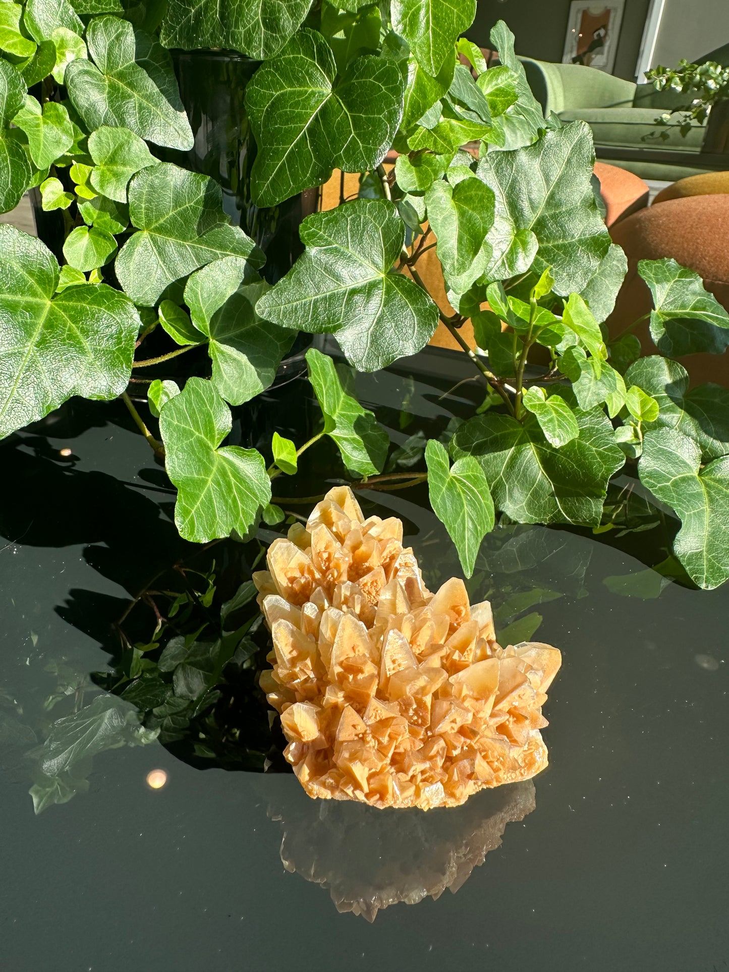 Orange Dogtooth Calcite