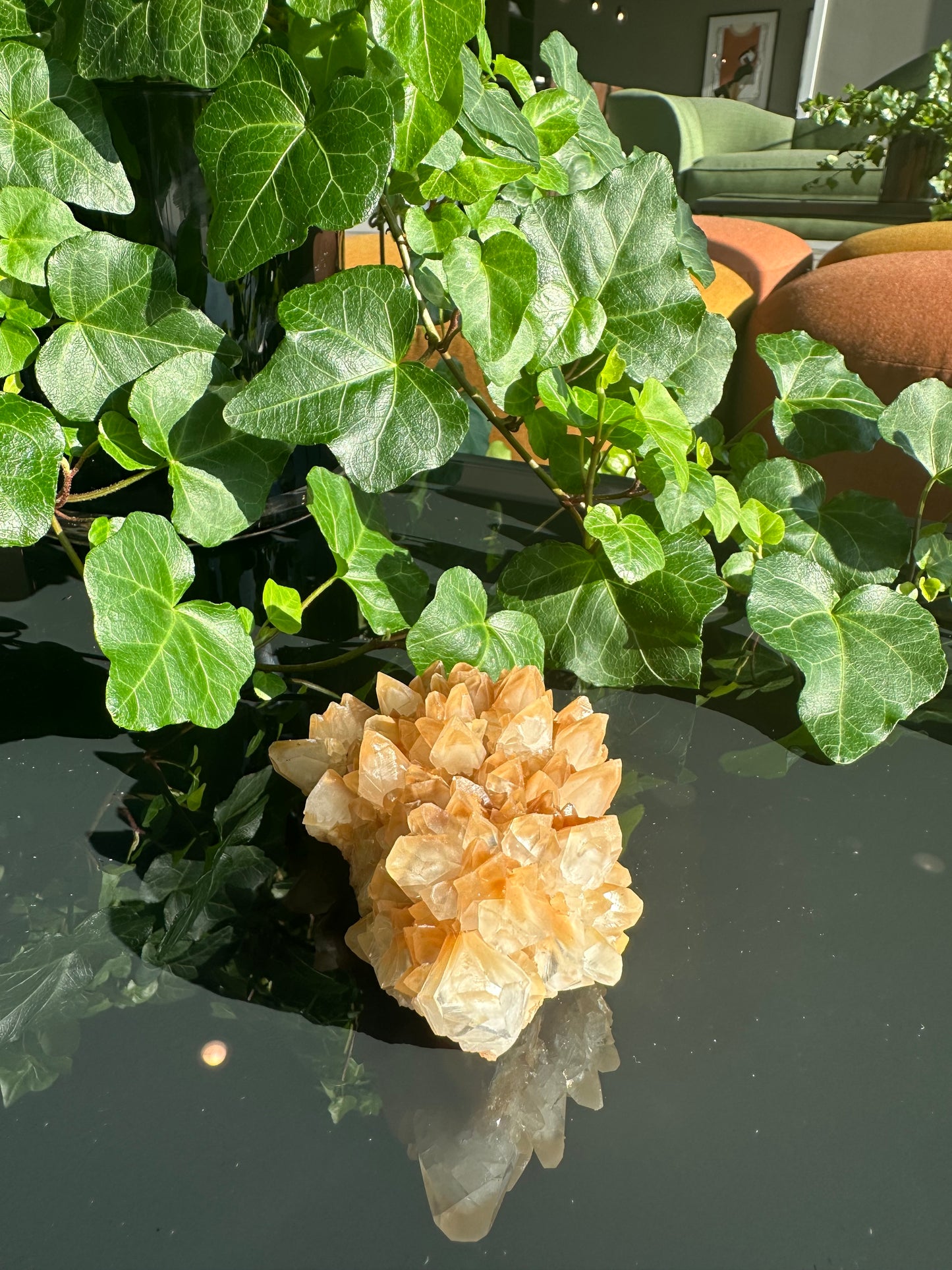 Orange Dogtooth Calcite