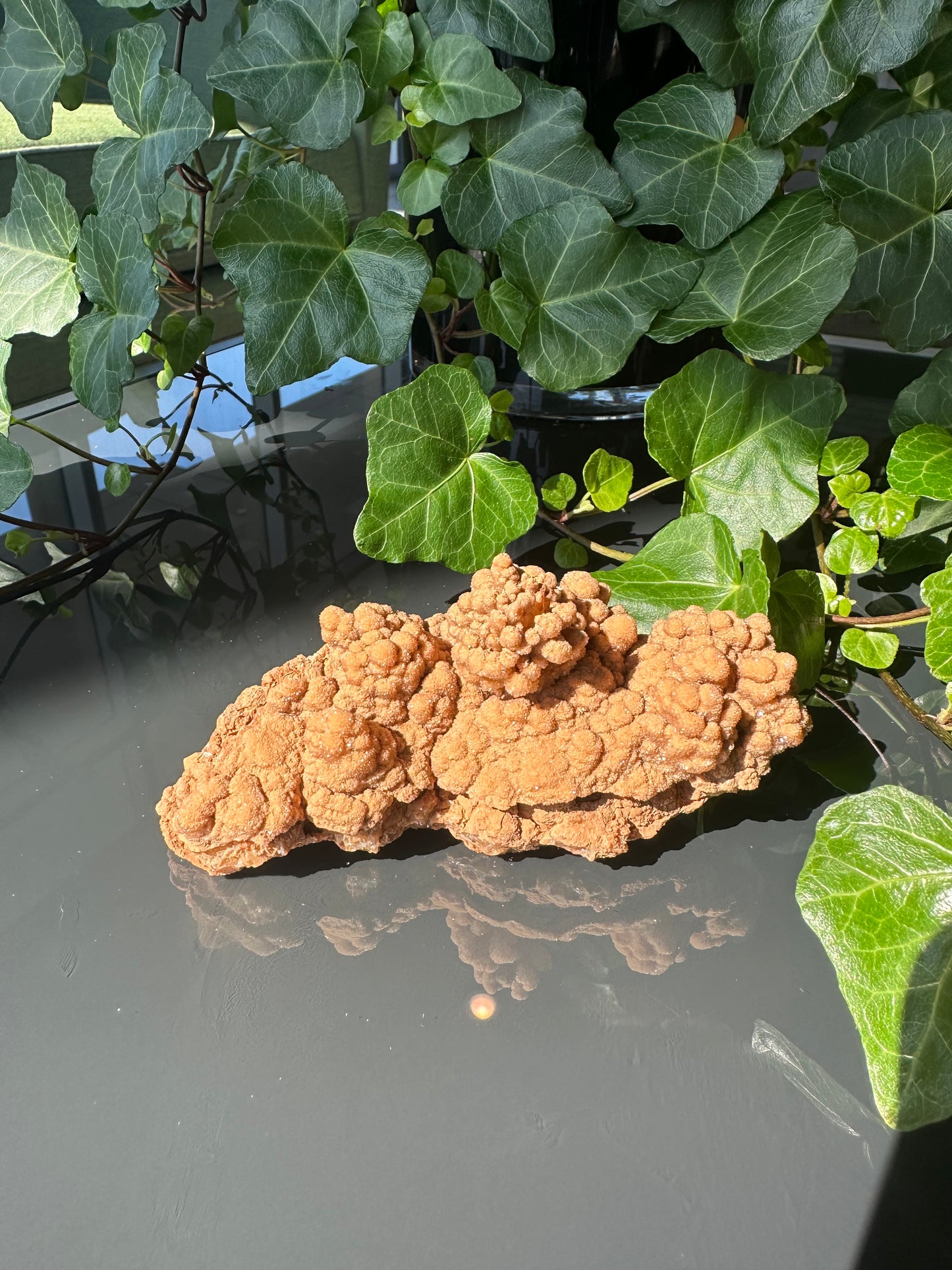 Orange Aragonite Cave Calcite