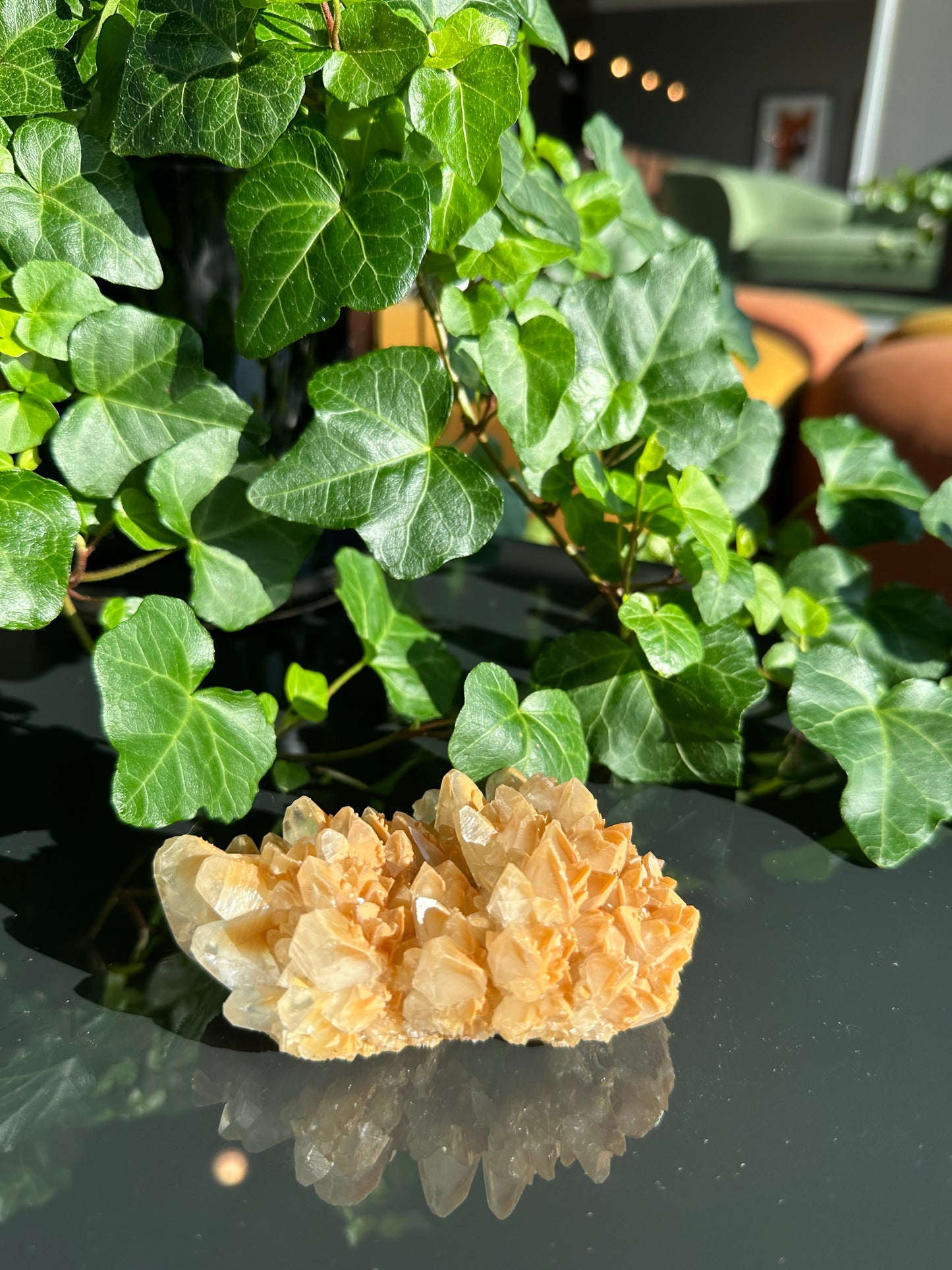 Orange Dogtooth Calcite