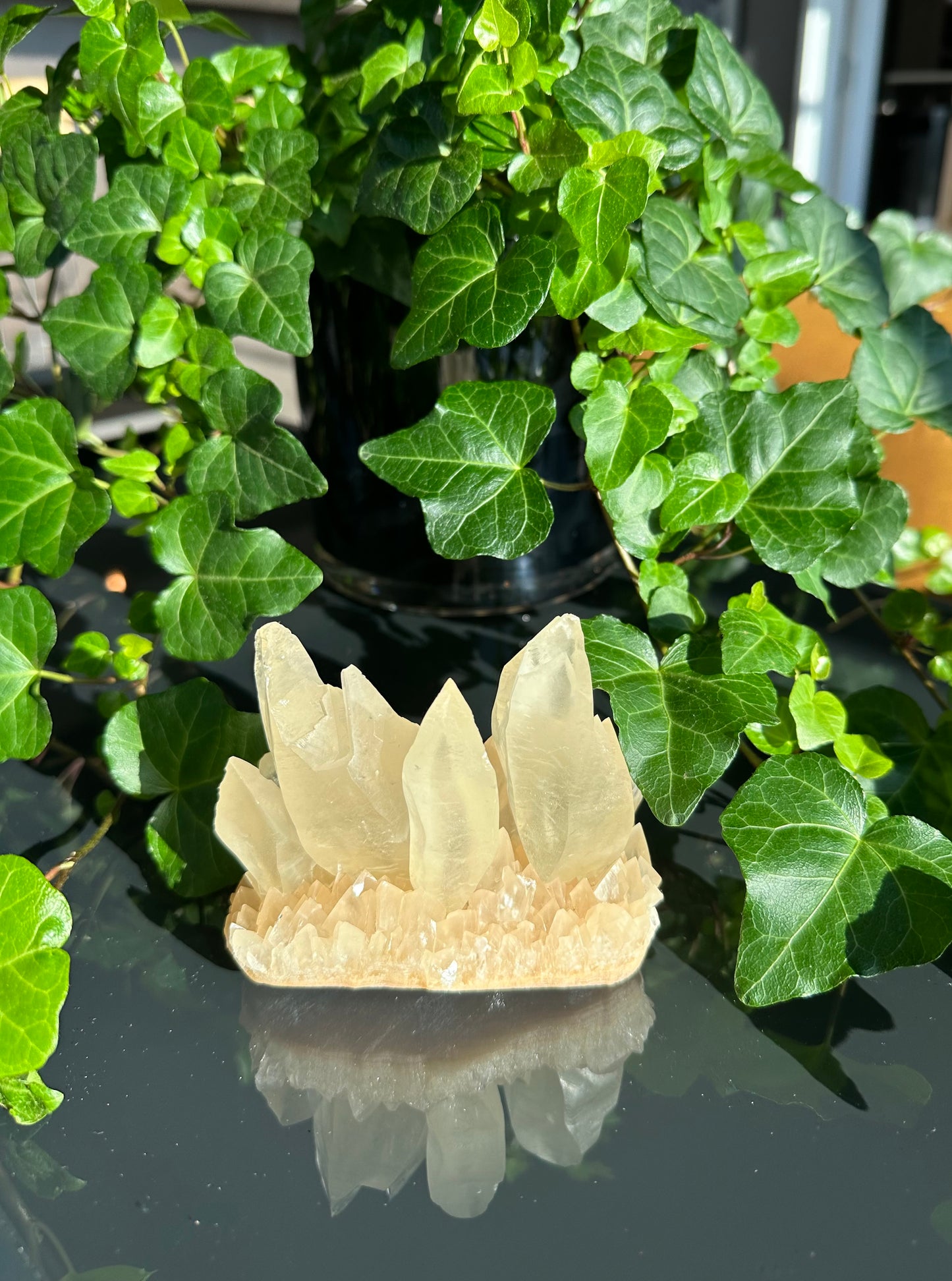 Clear Calcite Cluster