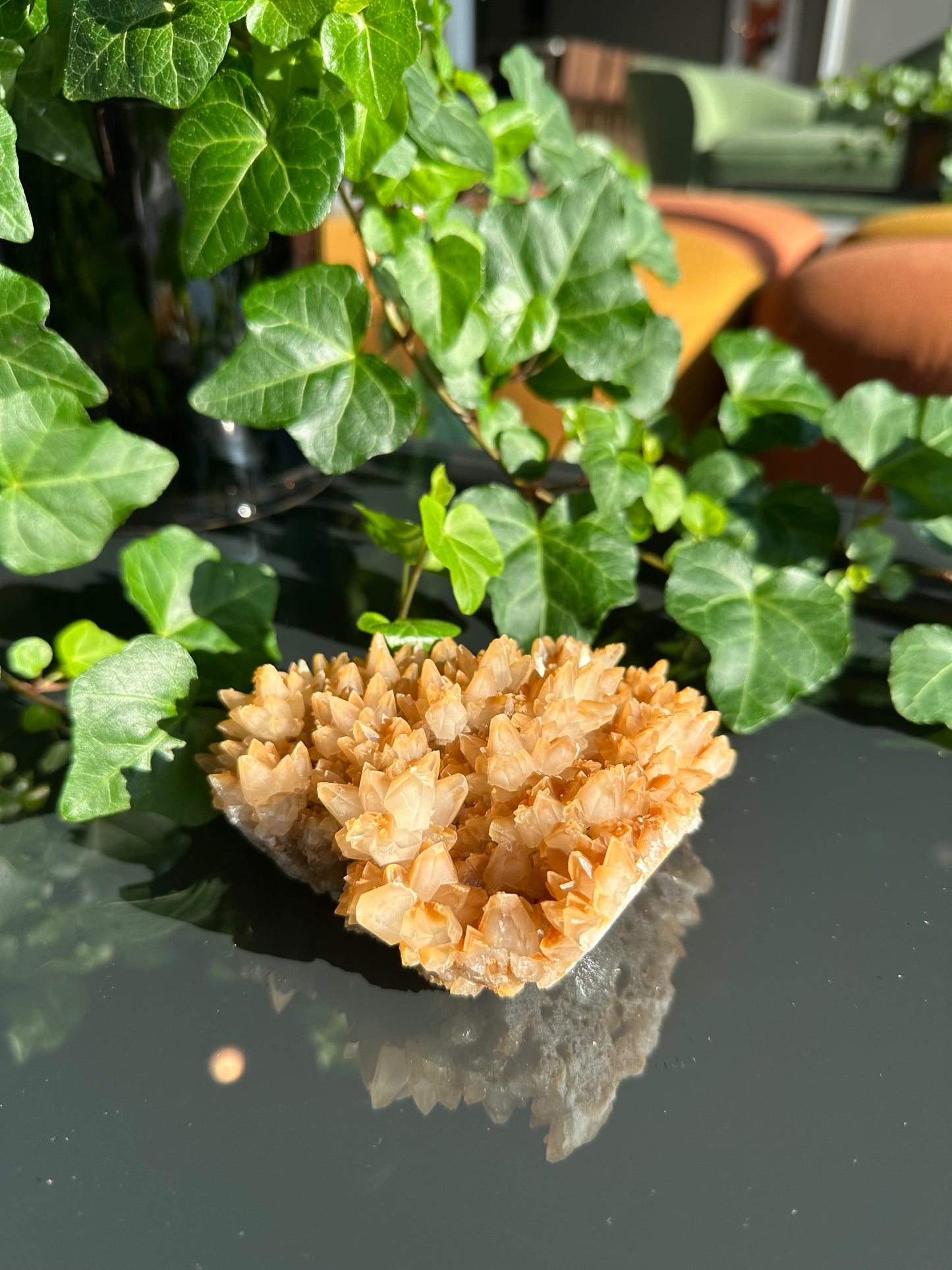 Orange Dogtooth Calcite