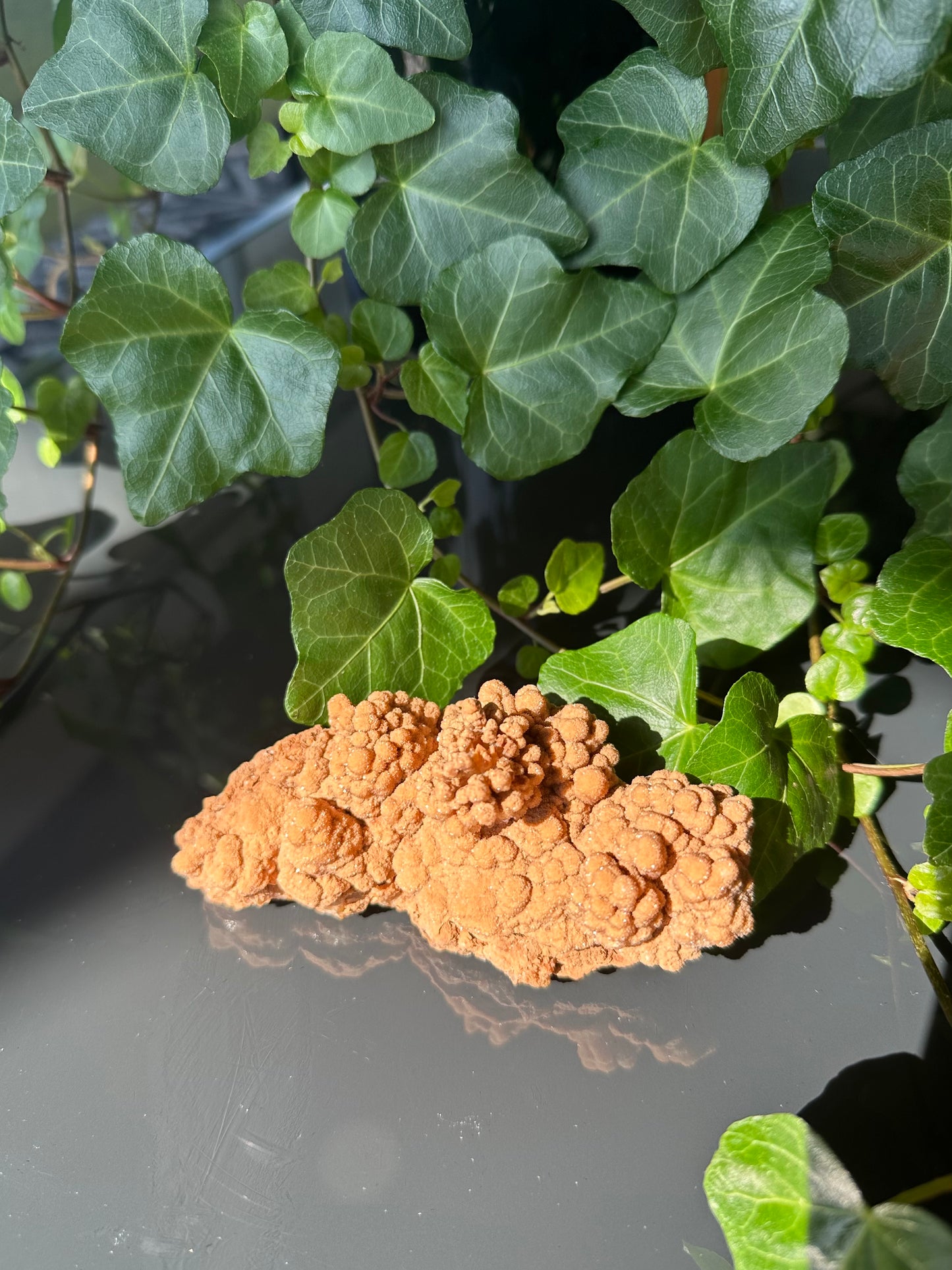 Orange Aragonite Cave Calcite