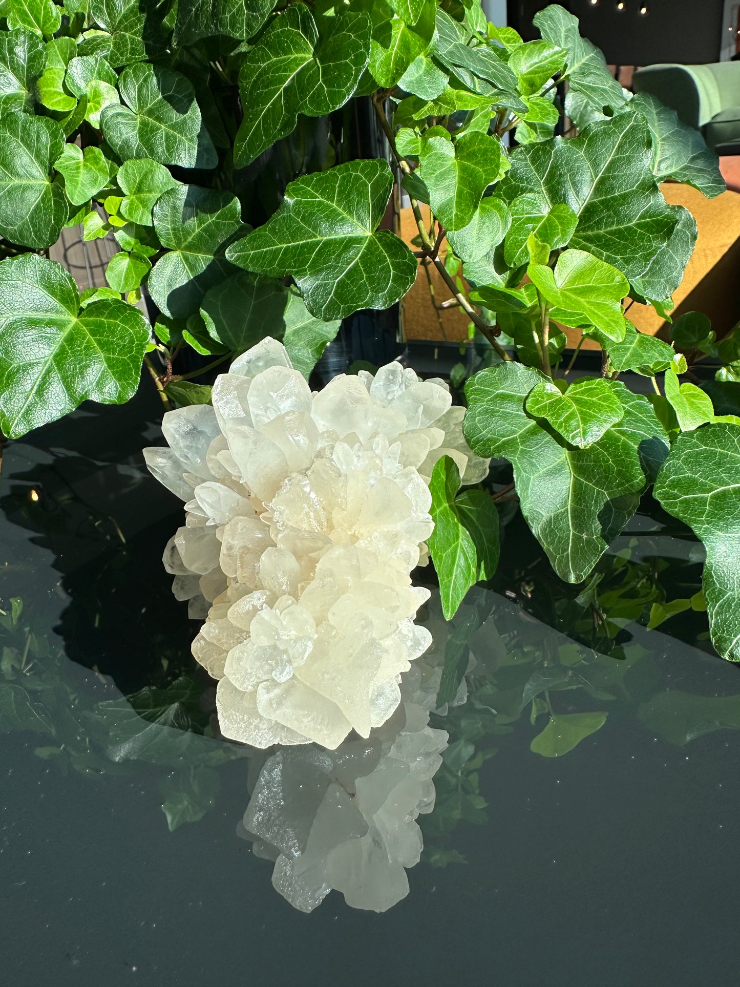 Clear Calcite Cluster