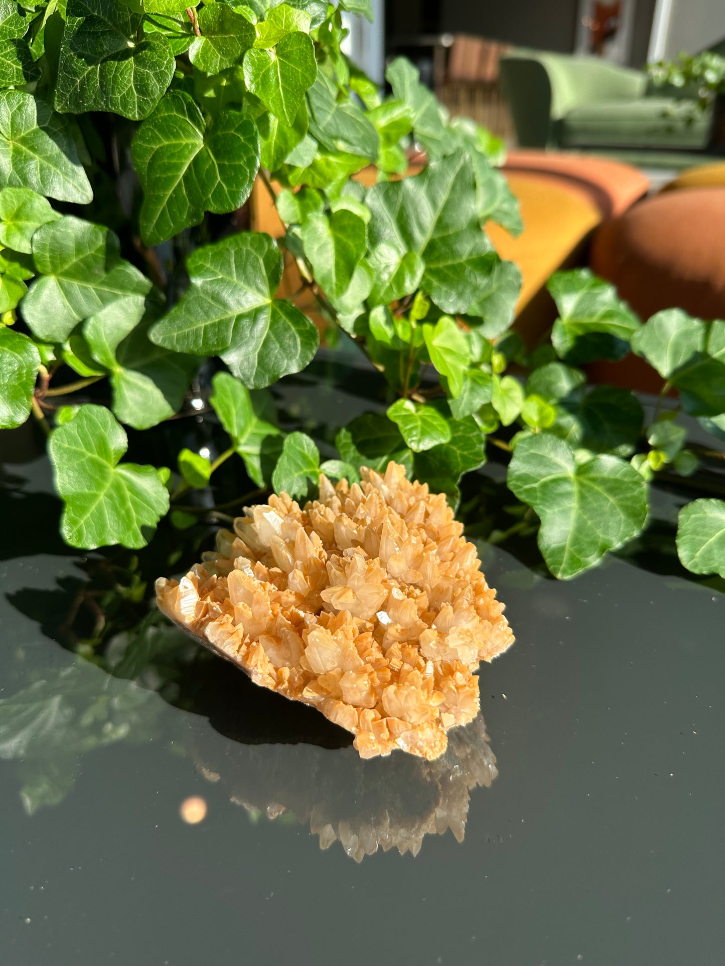 Orange Dogtooth Calcite