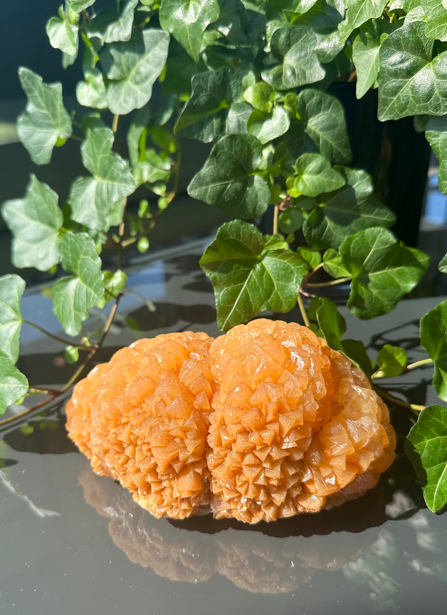 Orange Calcite Flower