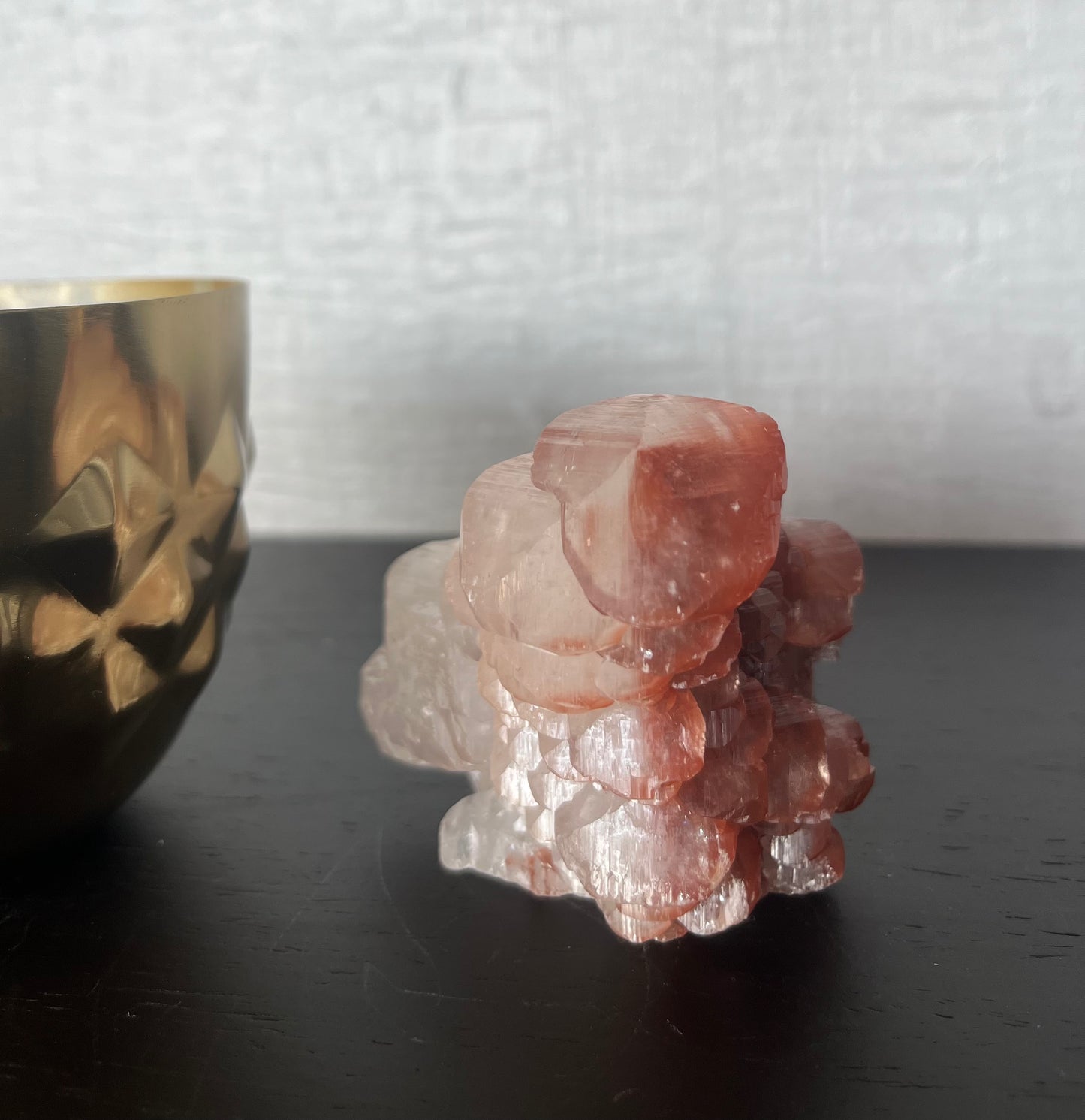 Red Calcite Flower